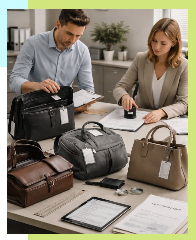 Сертификация сумок в Волхове от 7851 руб. | Алешин-Влх