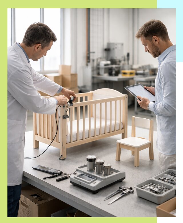 Сертификация детской мебели и проверка безопасности в Волхове