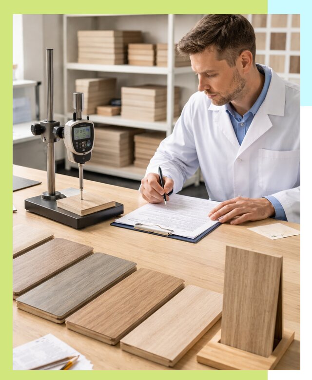 Сертификация ламината с испытаниями и оформлением документов в Волхове