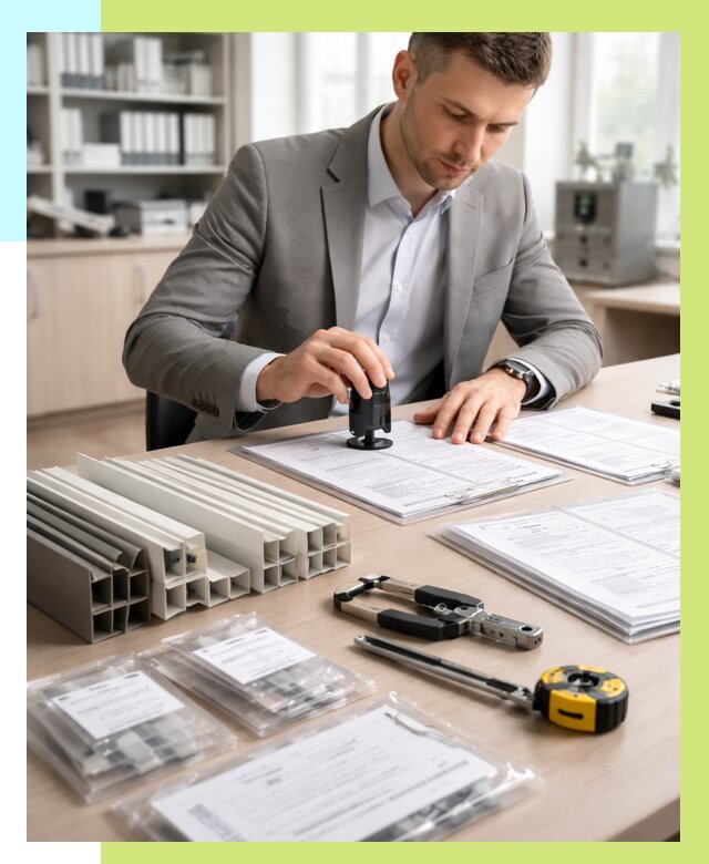 Сертификация ПВХ продукции в Волхове от 8898 р., Алешин-Влх