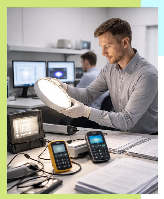 Сертификация светильников в Волхове: испытания и оформление