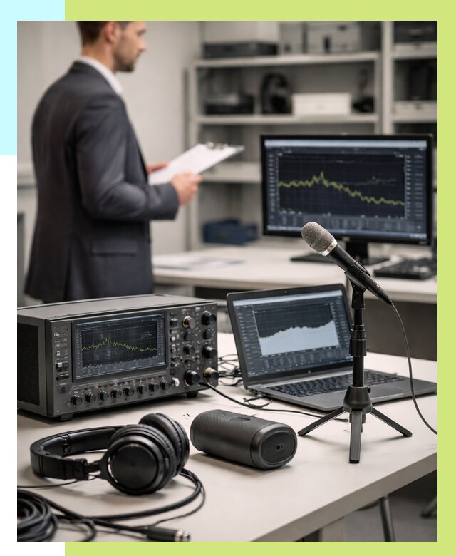 Сертификация аудиотехники в Волхове от 15702 р., Алешин-Влх