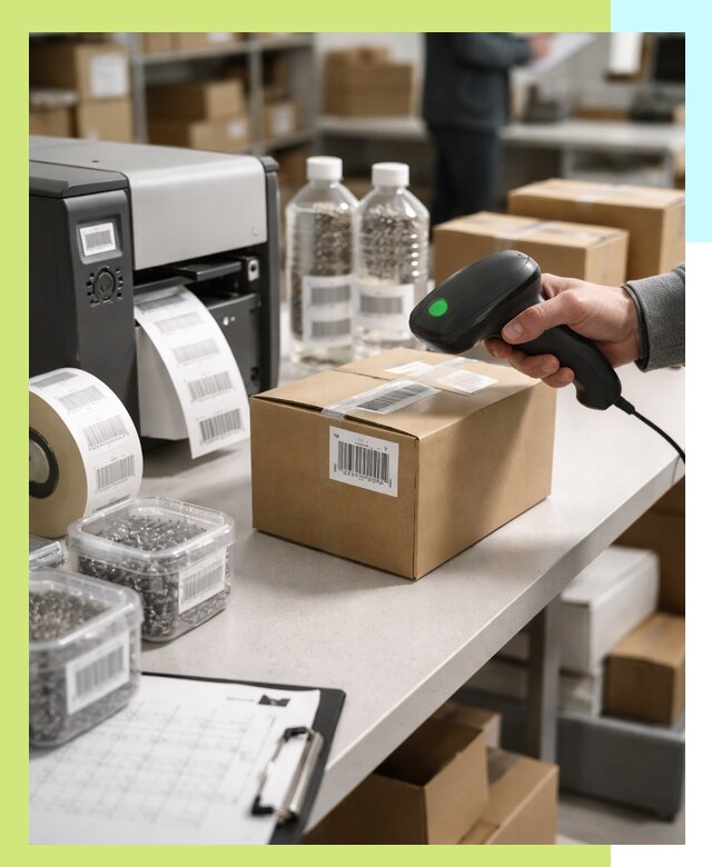 Штрихкодирование продукции и маркировка для продажи в Волхове