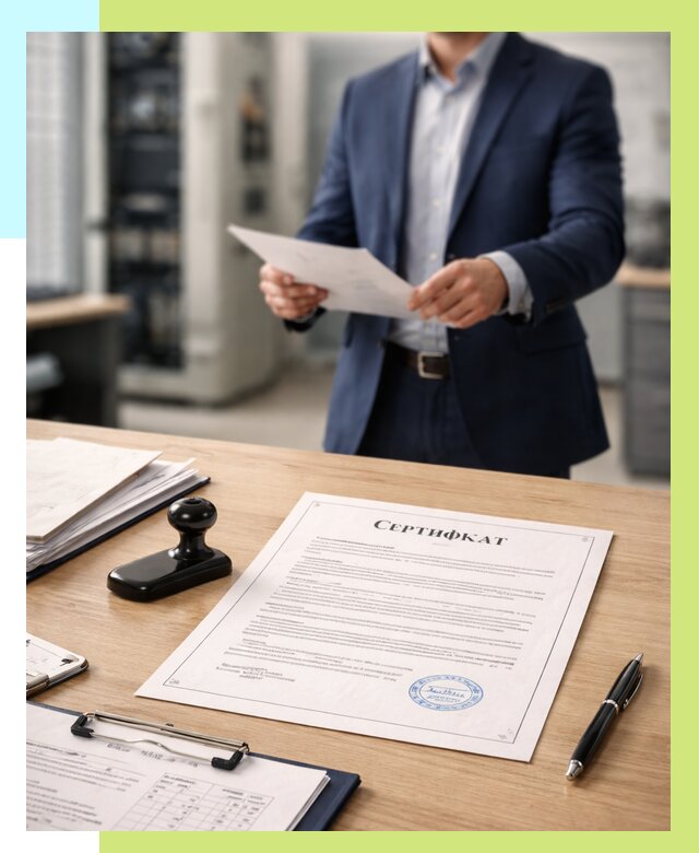 Сертификат на оборудование в Волхове от 15702 р. | Алешин-Влх