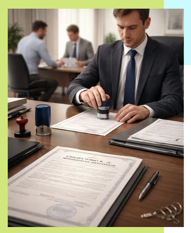 Оформление свидетельства о государственной регистрации в Волхове