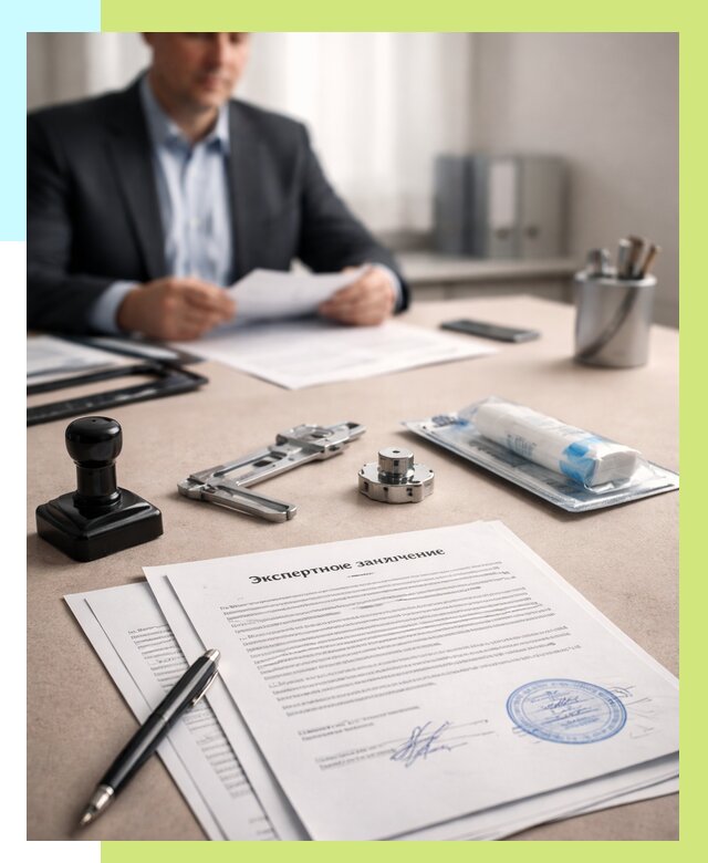 Экспертное заключение на продукцию в Волхове от 8898 р. | Алешин-Влх