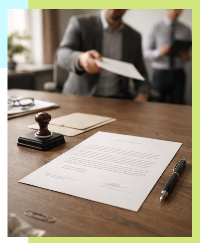 Отказное письмо по сертификации в Волхове от 3664 р. | Алешин-Влх