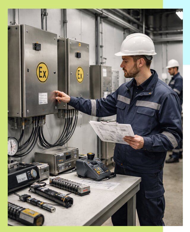 Сертификат взрывозащиты промышленного оборудования в Волхове