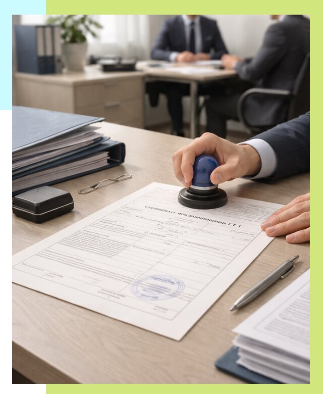 Сертификат происхождения СТ 1 в Волхове от 4711 р. | Алешин-Влх