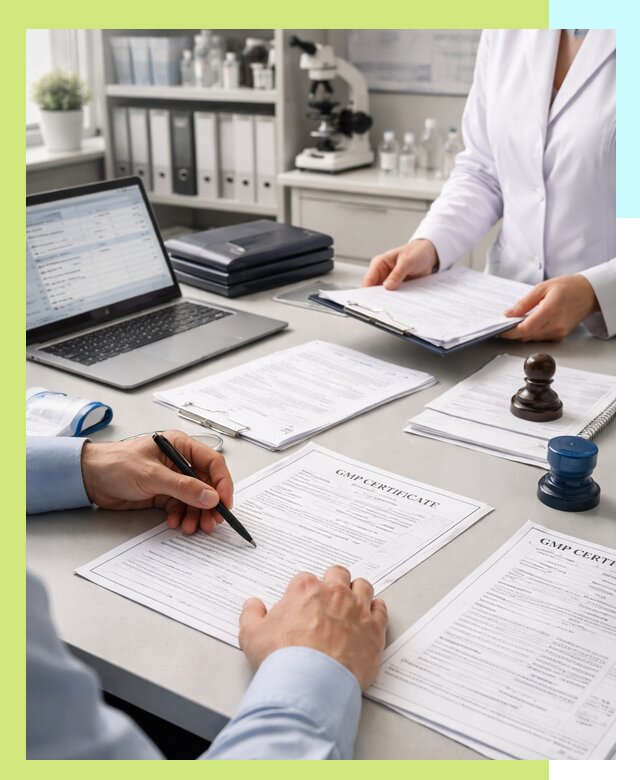 Оформление сертификата GMP в Волхове для фармпроизводства