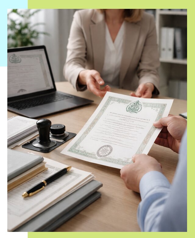 Халяль сертификат в Волхове, получить от 15702 р. | Алешин-Влх