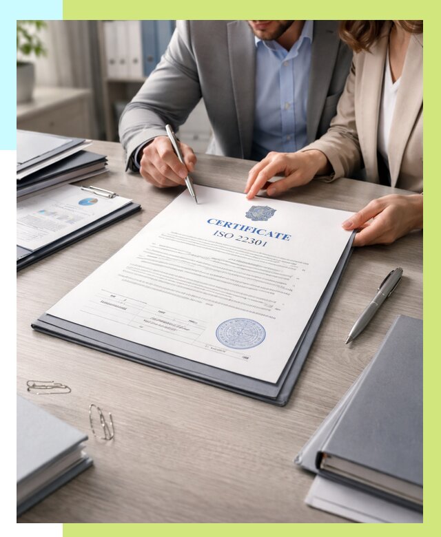 Сертификат ISO 22301 в Волхове от 47106 р. | Алешин-Влх срочно