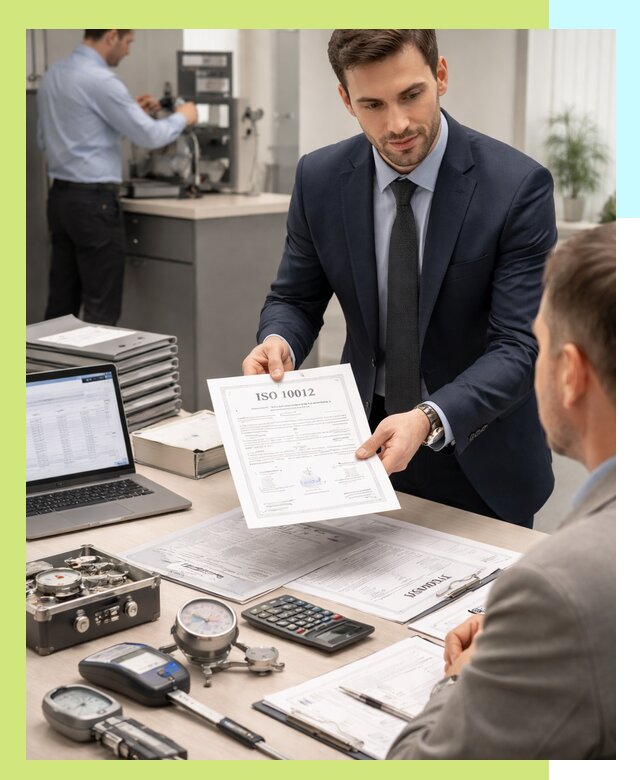 Выдача сертификата ISO 10012 по требованиям метрологии в Волхове